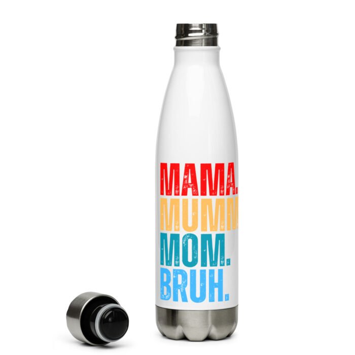 stainless steel water bottle white 17 oz front 65fd9ab615343 - Mama Clothing Store - For Great Mamas