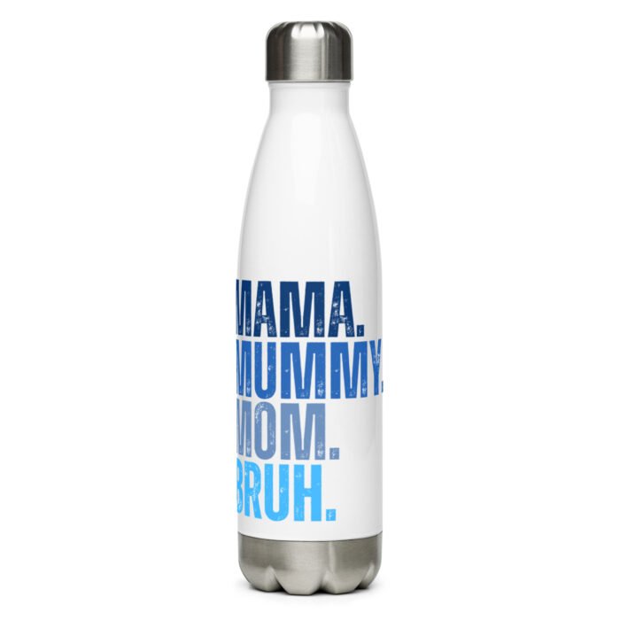 stainless steel water bottle white 17 oz front 65fda40136d43 - Mama Clothing Store - For Great Mamas