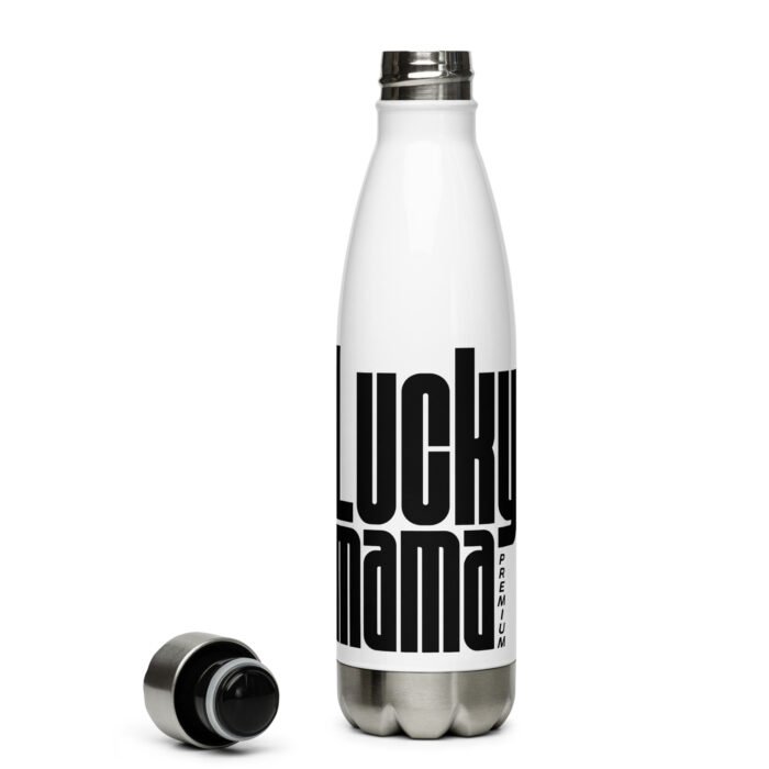 stainless steel water bottle white 17 oz front 66044258531fe - Mama Clothing Store - For Great Mamas