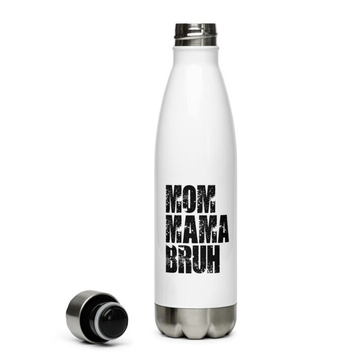 stainless steel water bottle white 17 oz left 65fc43fa5bcf0 - Mama Clothing Store - For Great Mamas