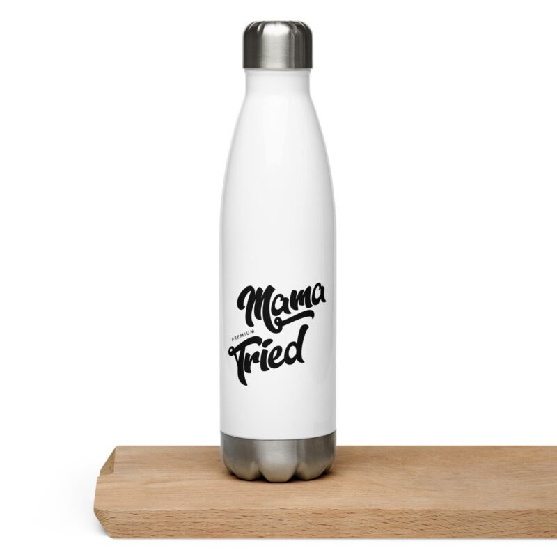 stainless steel water bottle white 17 oz right 65f1d13cd7358 - Mama Clothing Store - For Great Mamas