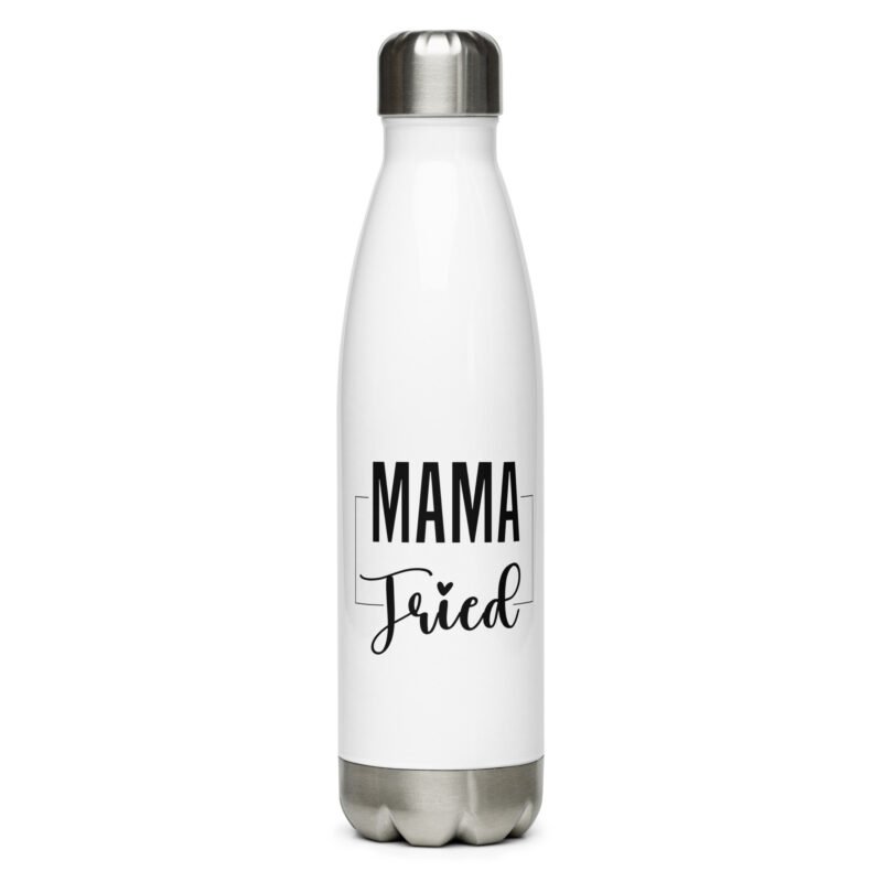 stainless steel water bottle white 17 oz right 65f41728bb5d2 - Mama Clothing Store - For Great Mamas