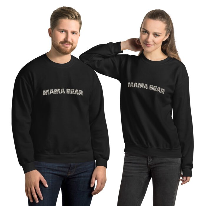 unisex crew neck sweatshirt black front 65f984f47ea83 - Mama Clothing Store - For Great Mamas