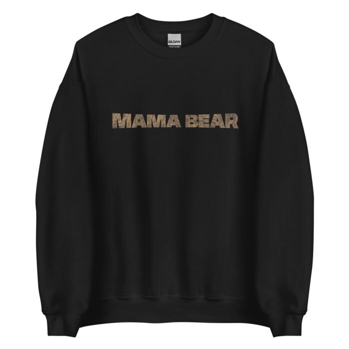 unisex crew neck sweatshirt black front 65f994d957ebb - Mama Clothing Store - For Great Mamas