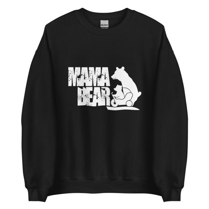 unisex crew neck sweatshirt black front 65fc2479d4f54 - Mama Clothing Store - For Great Mamas