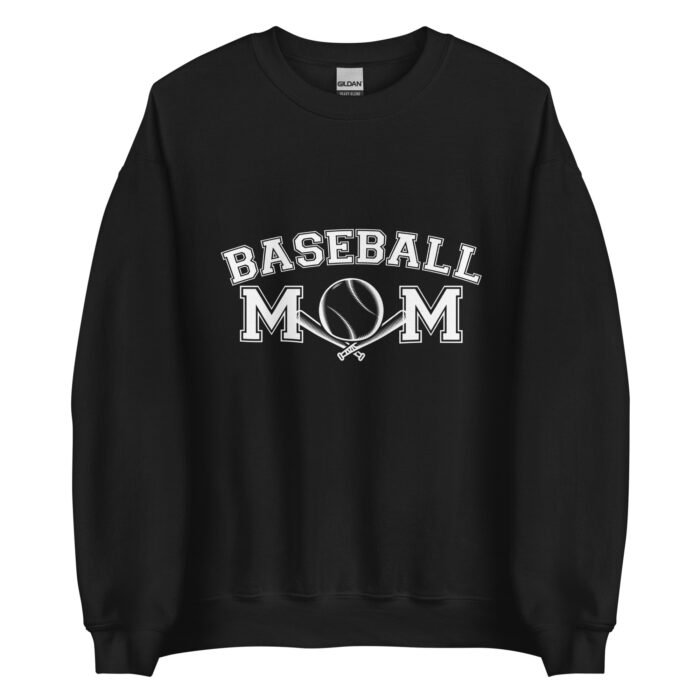 unisex crew neck sweatshirt black front 660163fe83689 - Mama Clothing Store - For Great Mamas