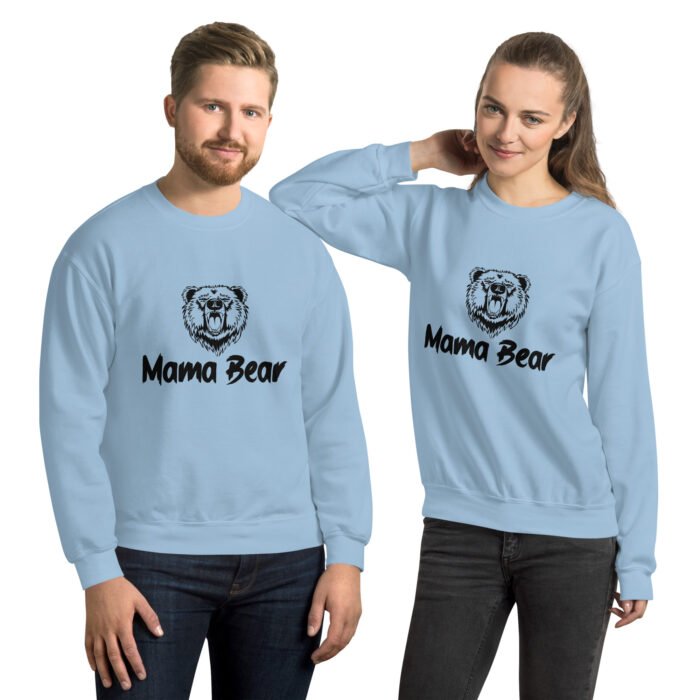 unisex crew neck sweatshirt light blue front 65fad1b853ce9 - Mama Clothing Store - For Great Mamas