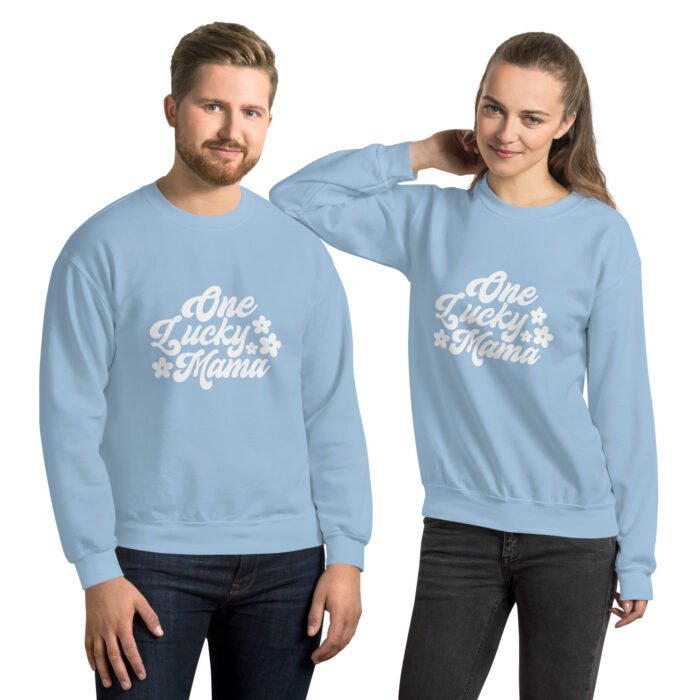 unisex crew neck sweatshirt light blue front 6603e30d6deaf - Mama Clothing Store - For Great Mamas