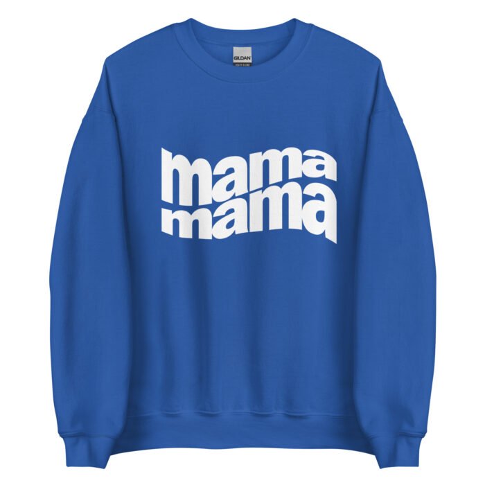 unisex crew neck sweatshirt royal front 65ea5f5180099 - Mama Clothing Store - For Great Mamas