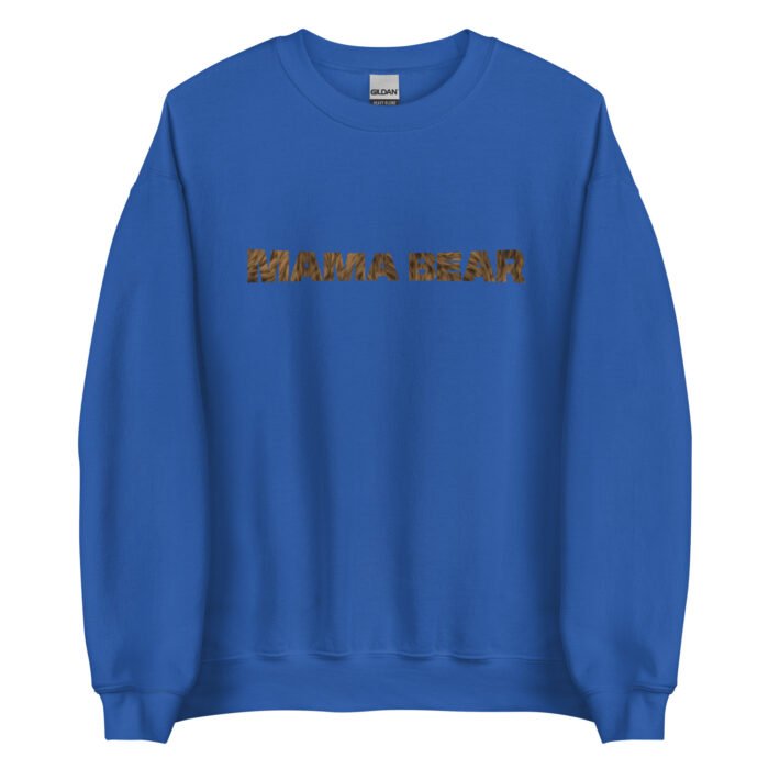 unisex crew neck sweatshirt royal front 65f994d958f8c - Mama Clothing Store - For Great Mamas