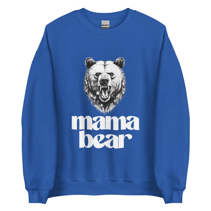 unisex crew neck sweatshirt royal front 65fb0263aa3db - Mama Clothing Store - For Great Mamas