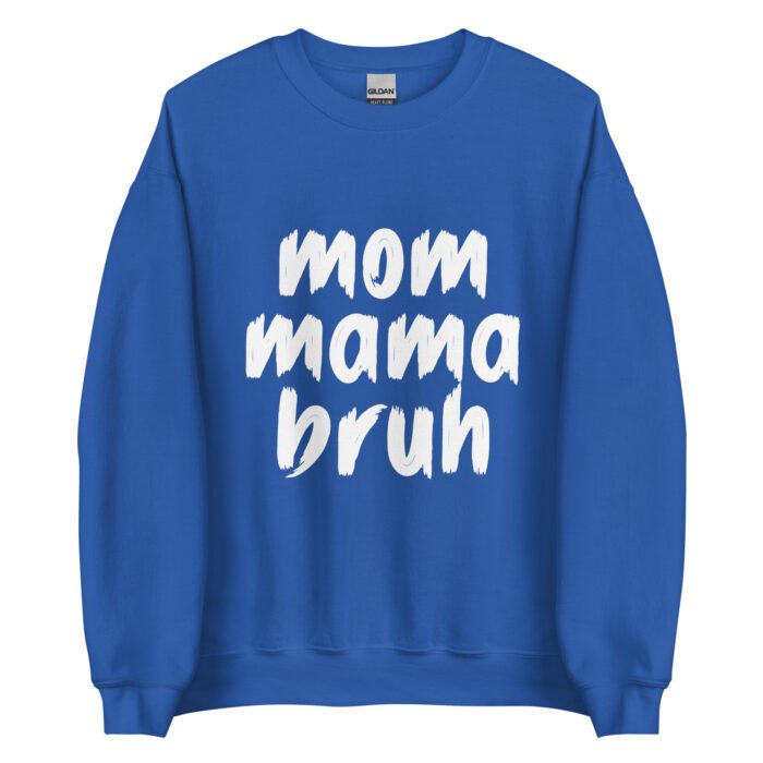 unisex crew neck sweatshirt royal front 65fc4ac5cb8e3 - Mama Clothing Store - For Great Mamas