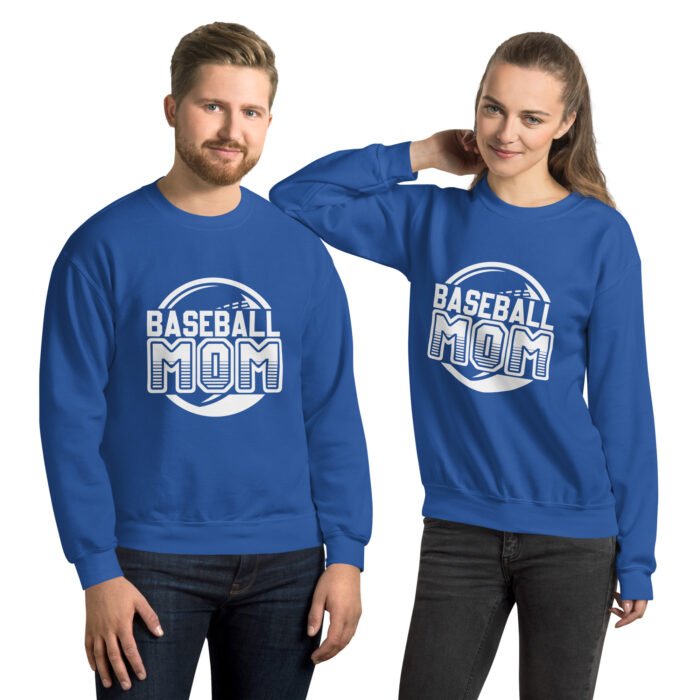 unisex crew neck sweatshirt royal front 6602cdf0d7586 - Mama Clothing Store - For Great Mamas