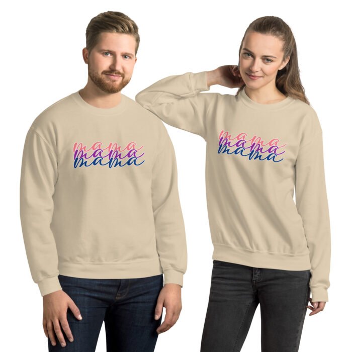 unisex crew neck sweatshirt sand front 65ea40ed47b5a - Mama Clothing Store - For Great Mamas