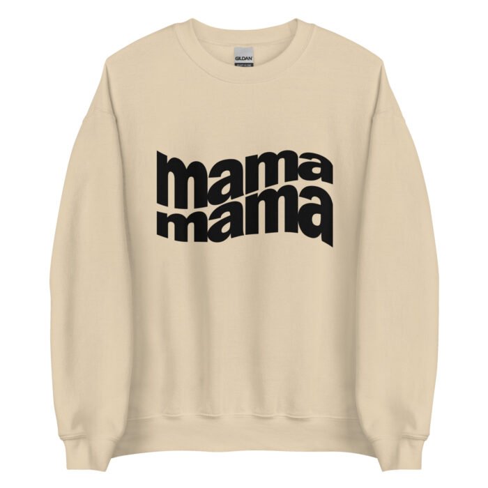 unisex crew neck sweatshirt sand front 65ea60079abd0 - Mama Clothing Store - For Great Mamas