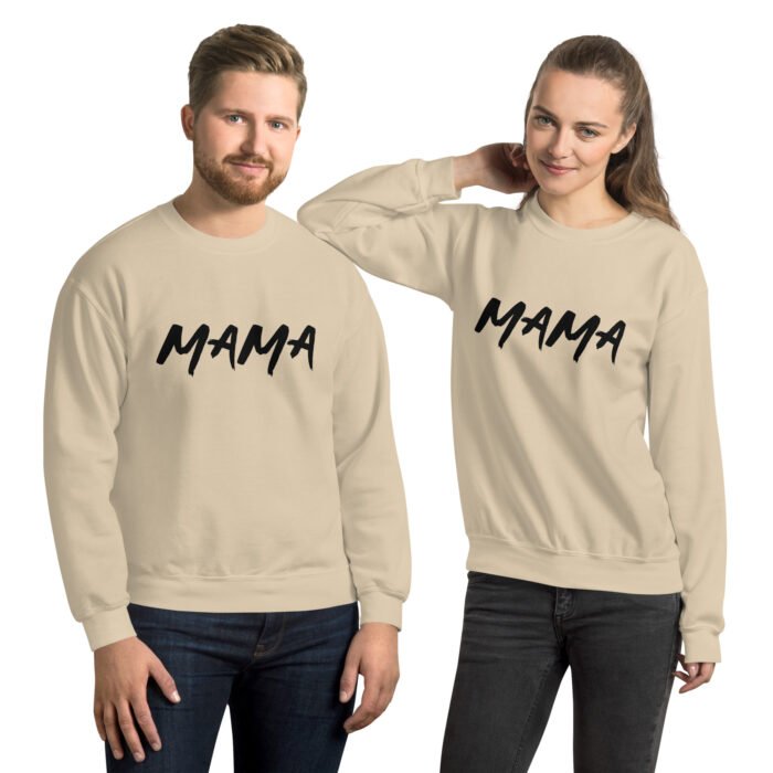 unisex crew neck sweatshirt sand front 65ee6f3bc114e - Mama Clothing Store - For Great Mamas
