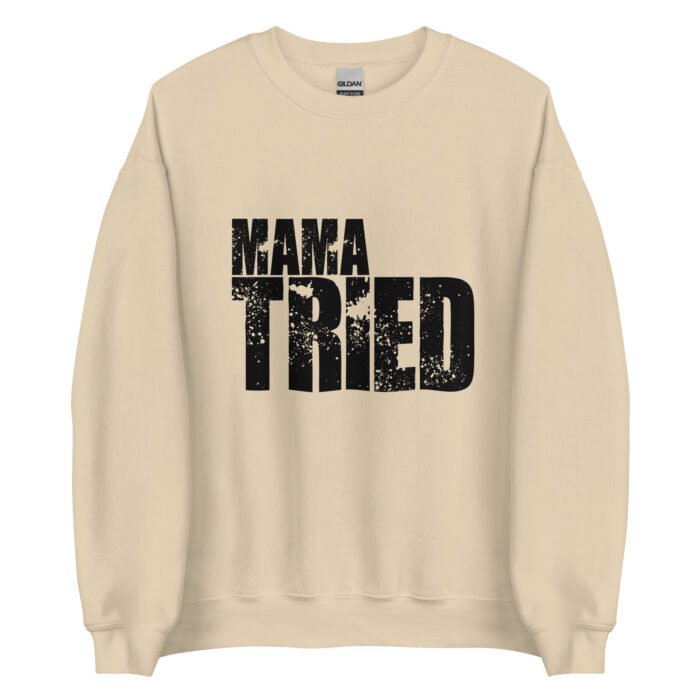 unisex crew neck sweatshirt sand front 65f4247a82c76 - Mama Clothing Store - For Great Mamas