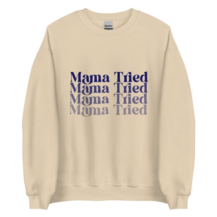 unisex crew neck sweatshirt sand front 65f446e1861d3 - Mama Clothing Store - For Great Mamas