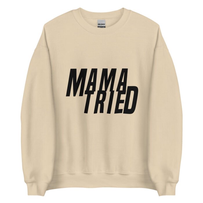 unisex crew neck sweatshirt sand front 65f953f756424 - Mama Clothing Store - For Great Mamas