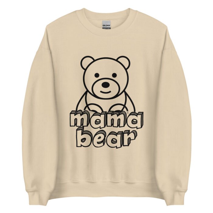 unisex crew neck sweatshirt sand front 65fadd2f20028 - Mama Clothing Store - For Great Mamas