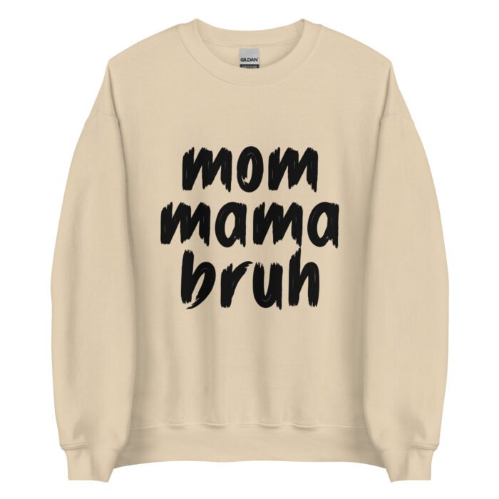 unisex crew neck sweatshirt sand front 65fc4ce891e5e - Mama Clothing Store - For Great Mamas