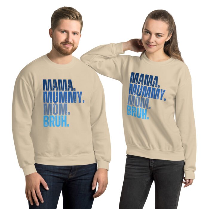unisex crew neck sweatshirt sand front 65fd9eace4272 - Mama Clothing Store - For Great Mamas