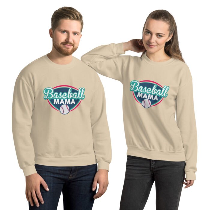 unisex crew neck sweatshirt sand front 66014f697df9f - Mama Clothing Store - For Great Mamas