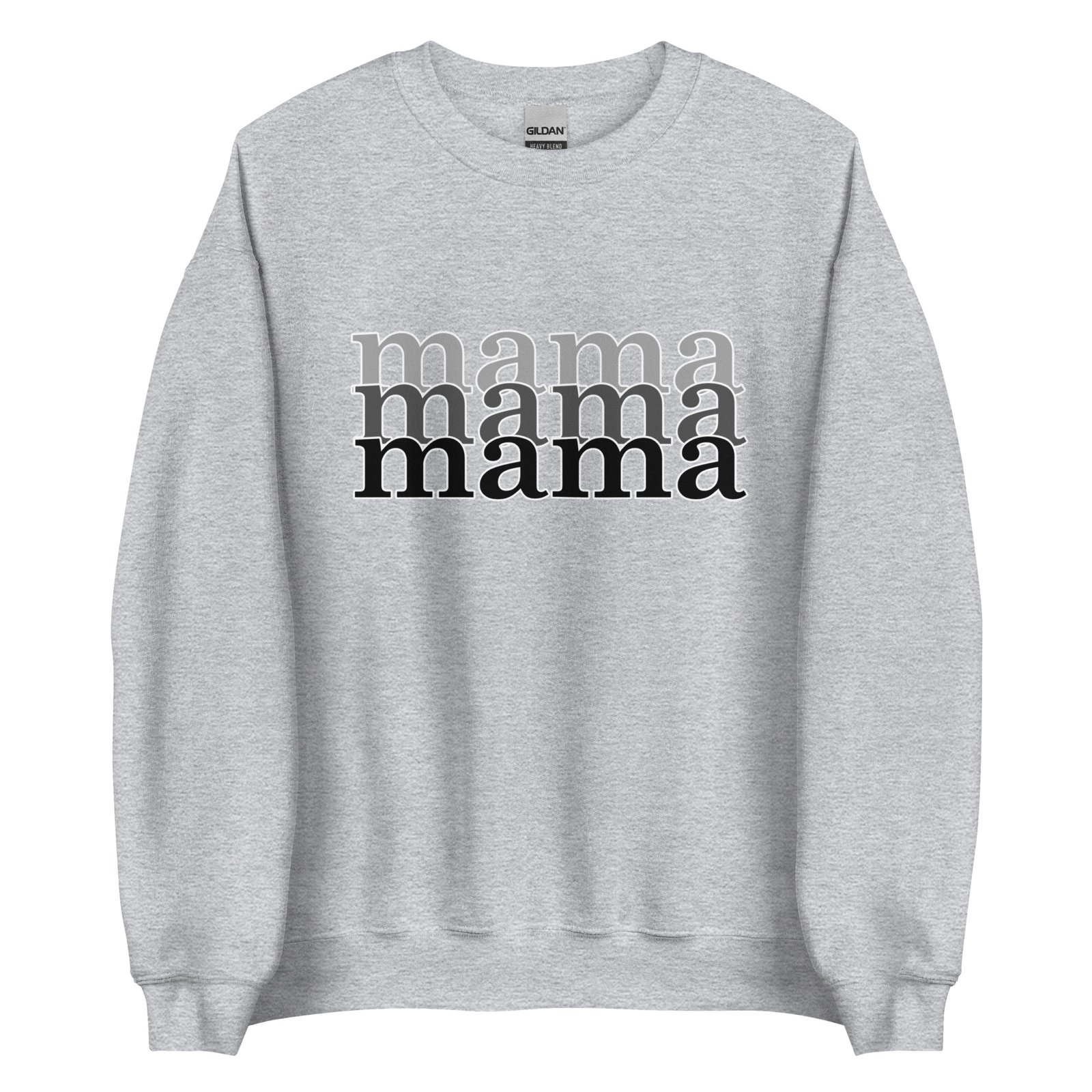 unisex crew neck sweatshirt sport grey front 65ea5154be991 - Mama Clothing Store - For Great Mamas