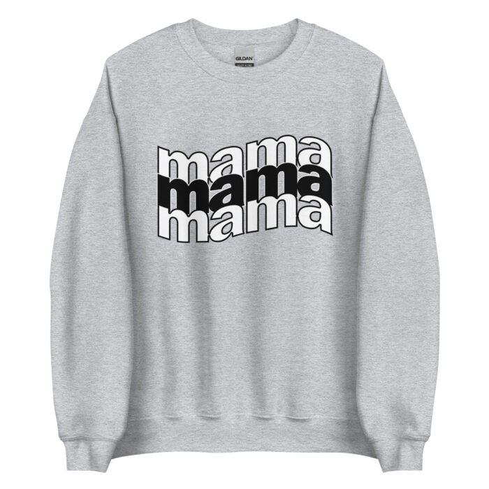 unisex crew neck sweatshirt sport grey front 65ea6dca386bd - Mama Clothing Store - For Great Mamas