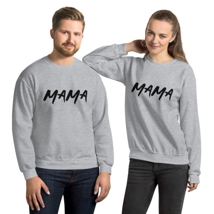 unisex crew neck sweatshirt sport grey front 65ee6f3bc080e - Mama Clothing Store - For Great Mamas