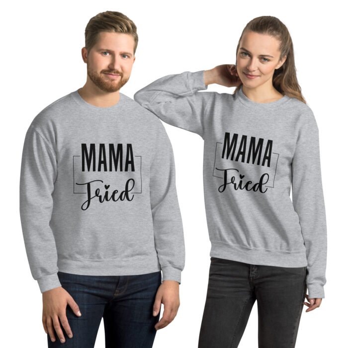 unisex crew neck sweatshirt sport grey front 65f404411d2df - Mama Clothing Store - For Great Mamas