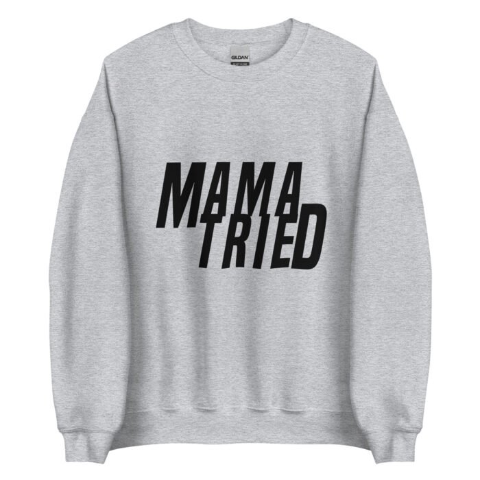 unisex crew neck sweatshirt sport grey front 65f953f754f97 - Mama Clothing Store - For Great Mamas