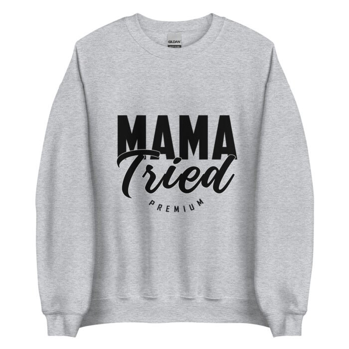 unisex crew neck sweatshirt sport grey front 65f972ea66801 - Mama Clothing Store - For Great Mamas