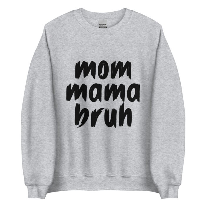 unisex crew neck sweatshirt sport grey front 65fc4ce8946b4 - Mama Clothing Store - For Great Mamas
