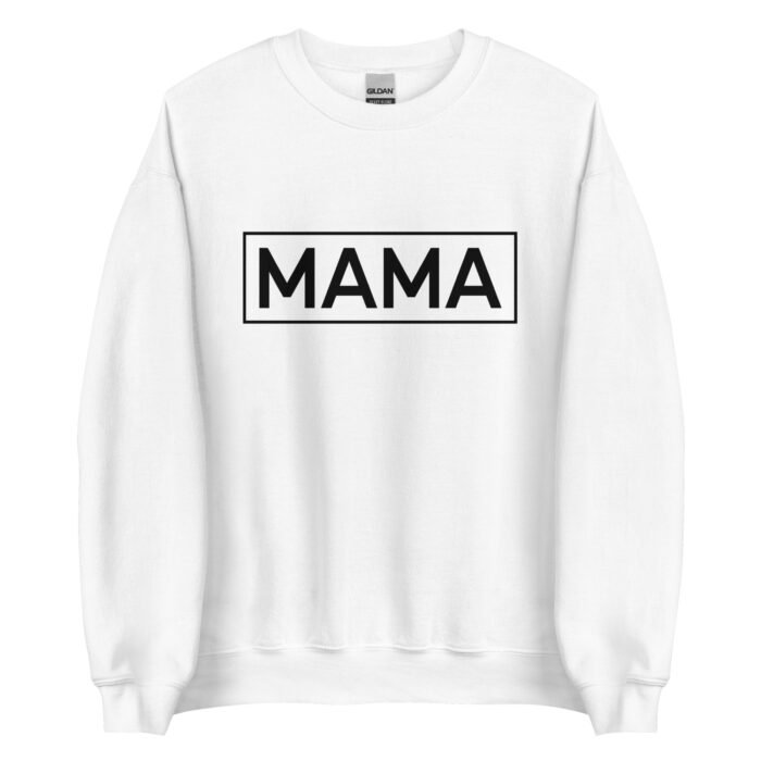 unisex crew neck sweatshirt white front 65ec67c5514c8 - Mama Clothing Store - For Great Mamas