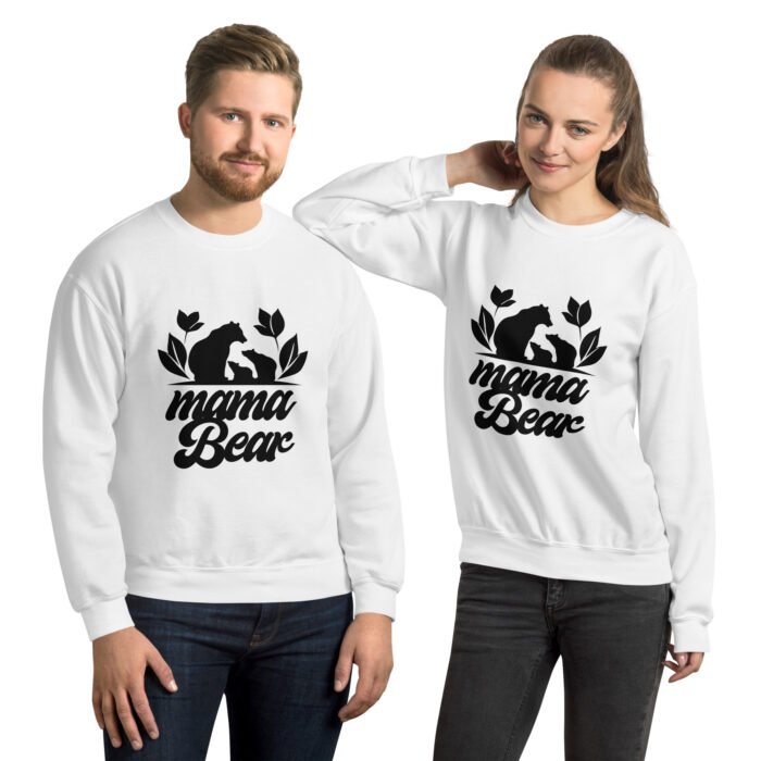 unisex crew neck sweatshirt white front 65fbef4144907 - Mama Clothing Store - For Great Mamas