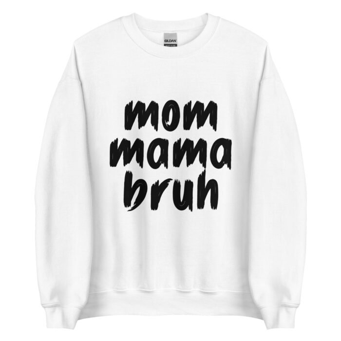 unisex crew neck sweatshirt white front 65fc4ce895449 - Mama Clothing Store - For Great Mamas