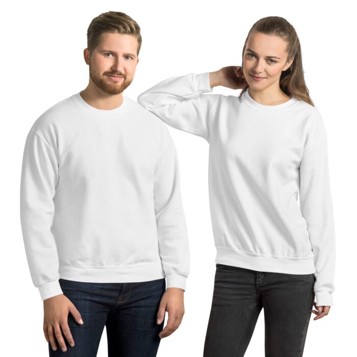 unisex crew neck sweatshirt white front 6603e30d74b1b - Mama Clothing Store - For Great Mamas