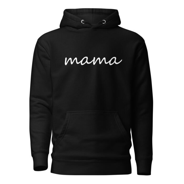 unisex premium hoodie black front 65e8f9ea28fd6 - Mama Clothing Store - For Great Mamas