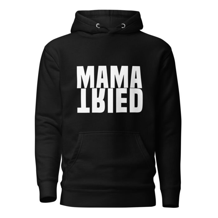 unisex premium hoodie black front 65f96496a91b3 - Mama Clothing Store - For Great Mamas