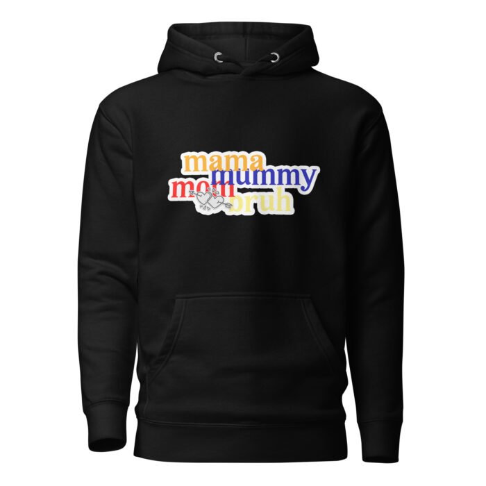 unisex premium hoodie black front 65fd60b436523 - Mama Clothing Store - For Great Mamas