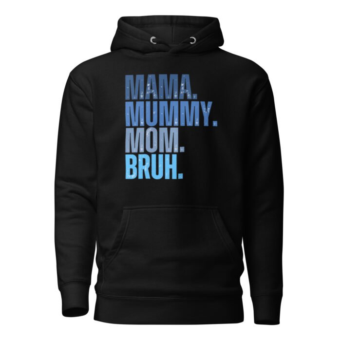 unisex premium hoodie black front 65fda365921a4 - Mama Clothing Store - For Great Mamas
