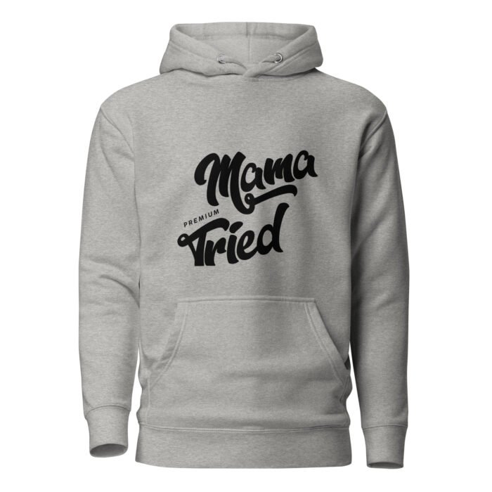 unisex premium hoodie carbon grey front 65f1bf3db7264 - Mama Clothing Store - For Great Mamas