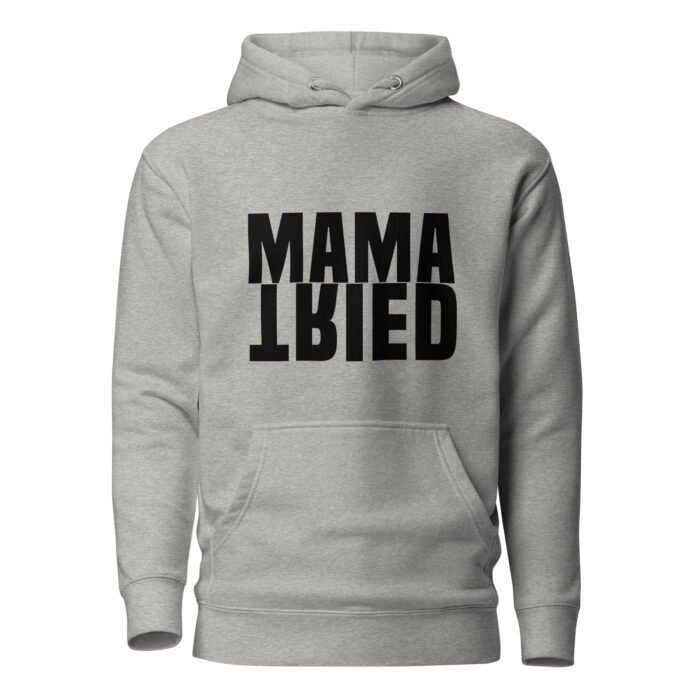 unisex premium hoodie carbon grey front 65f965b47c0d4 - Mama Clothing Store - For Great Mamas