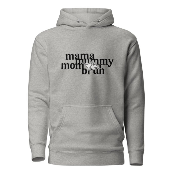 unisex premium hoodie carbon grey front 65fd520aa9eda - Mama Clothing Store - For Great Mamas