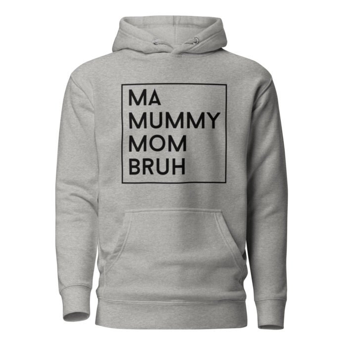 unisex premium hoodie carbon grey front 65fdb36490873 - Mama Clothing Store - For Great Mamas