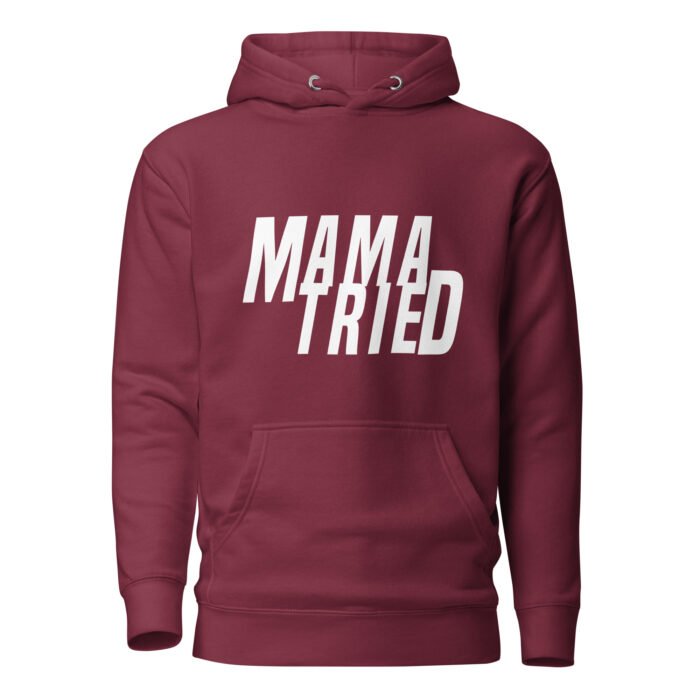 unisex premium hoodie maroon front 65f95578bd09b - Mama Clothing Store - For Great Mamas