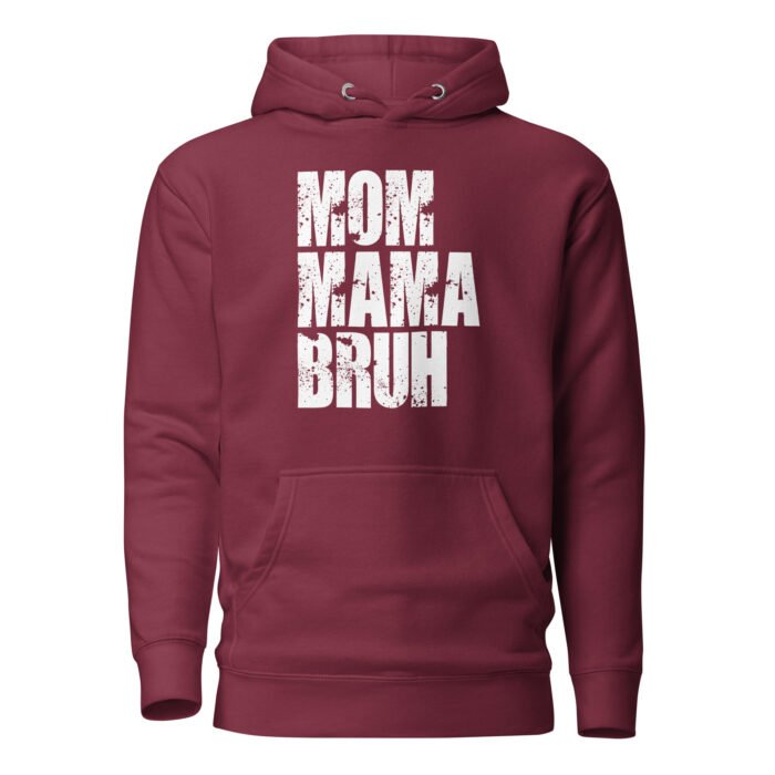 unisex premium hoodie maroon front 65fc3f70829d7 - Mama Clothing Store - For Great Mamas