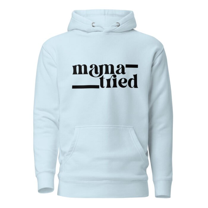 unisex premium hoodie sky blue front 65f85830811fb - Mama Clothing Store - For Great Mamas
