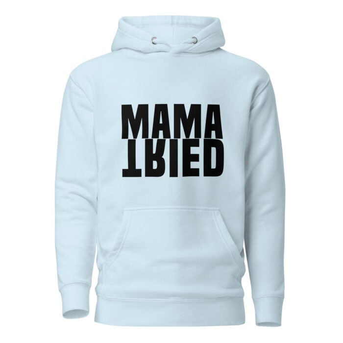 unisex premium hoodie sky blue front 65f965b47ca54 - Mama Clothing Store - For Great Mamas